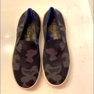 Rothy  camo print slip on sneakers